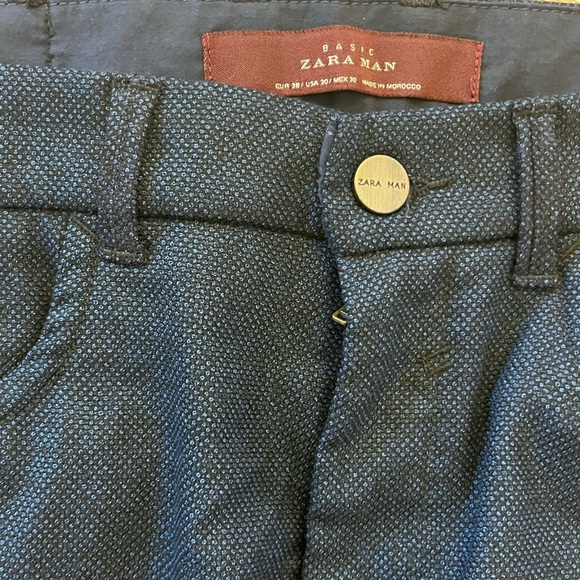 Zara Man Navy Pants 30 - Picture 2 of 6